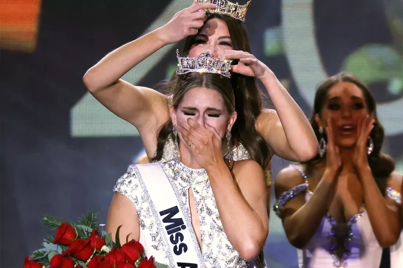 Miss america grace stanke crowning moment